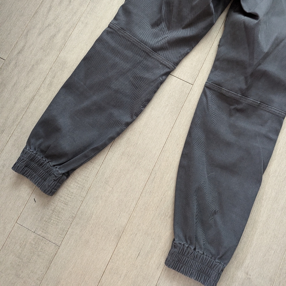 Spanx gray twill moto jogger pants size large - Picture 12 of 12